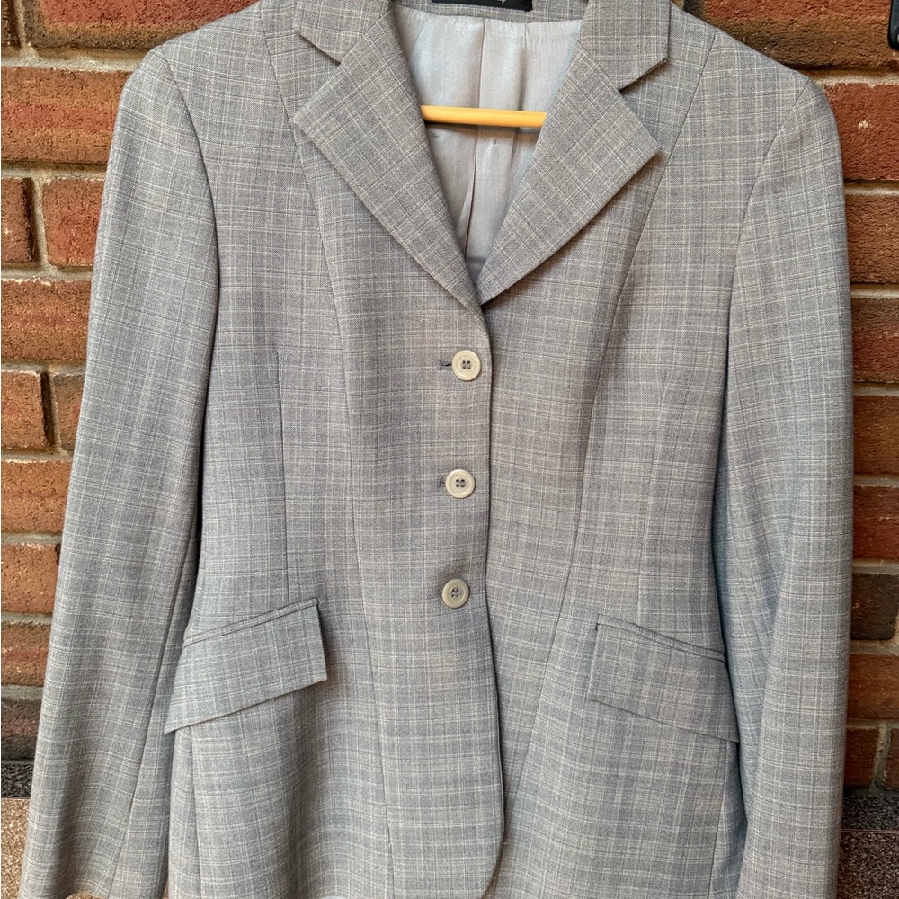 0R Gray Plaid RJ Classics hunt coat